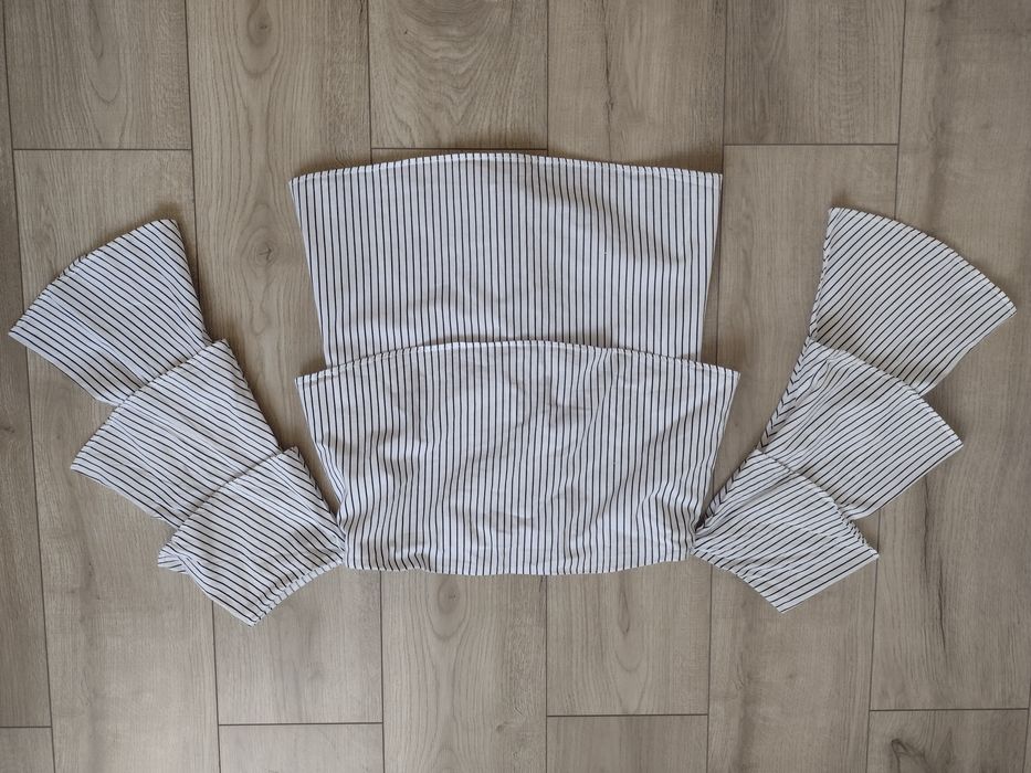 Bluzka typu hiszpanka w paski