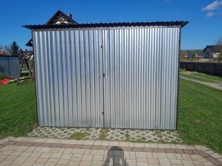 Garaż blaszany 3x5 Na budowe