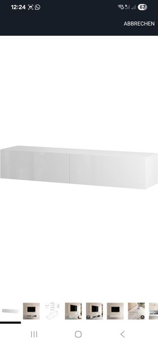 Nao ikea! Mesa de TV / TV Lowboard novo branco