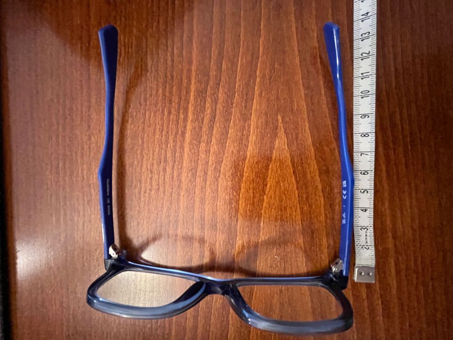 Okulary korekcyjne Ray-Ban RB1562 trasparent blue