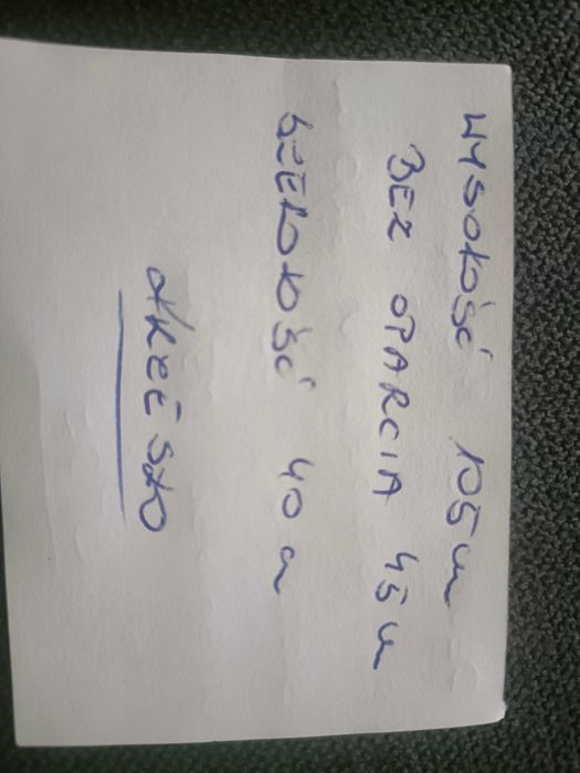 STÓŁ I 4 KRZESŁA