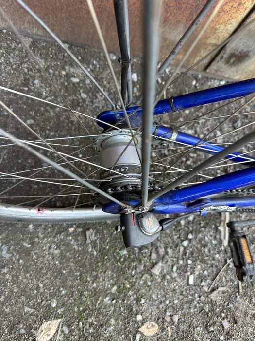 Велосипед дамка на планетарной втулке