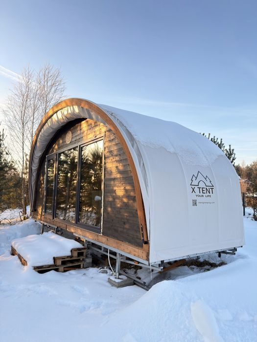 Glamping, domek  mobilny, modułowy, holenderski, tiny house