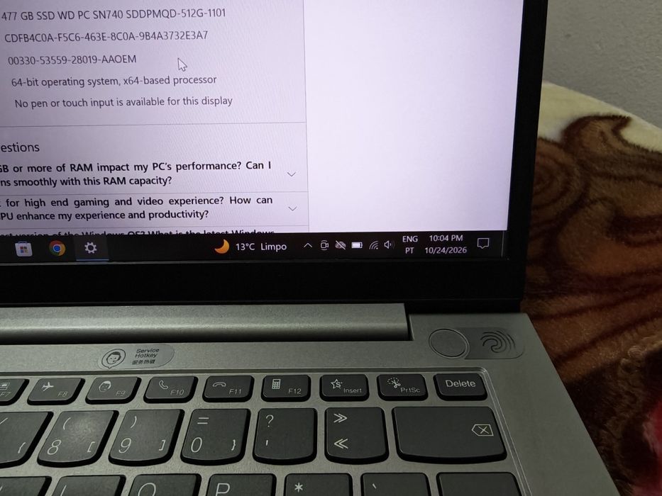 Lenovo thinkpad Core i5 11 Generation