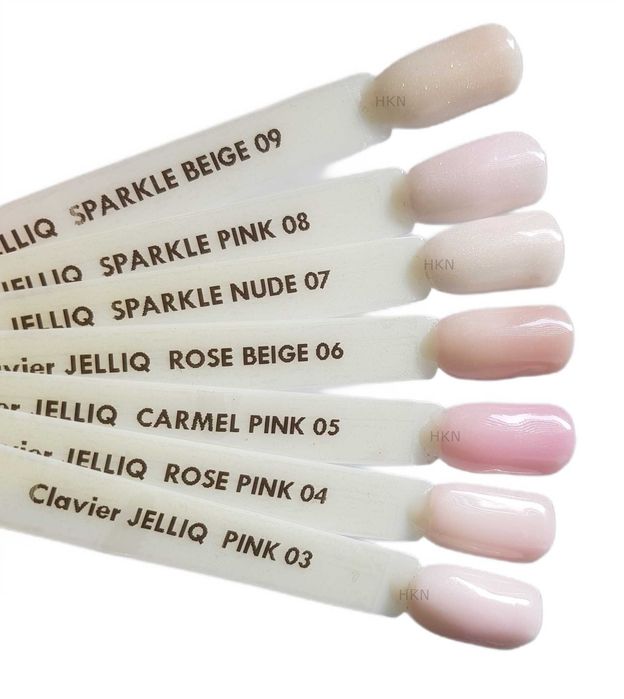 Akrylożel JEELIQ Clavier przedłużania paznokci nr.07 Sparkle Nude 30g