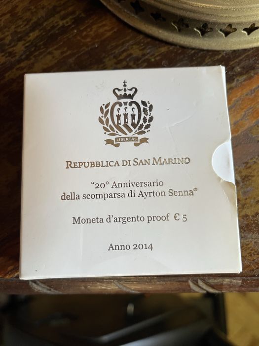 Moeda Ayrton Senna.