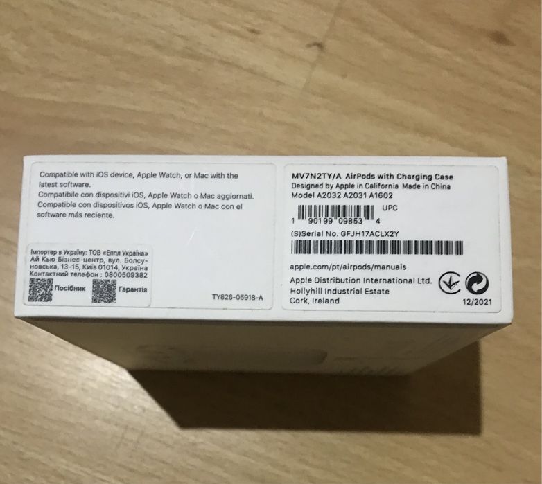 Airpods 2a geração