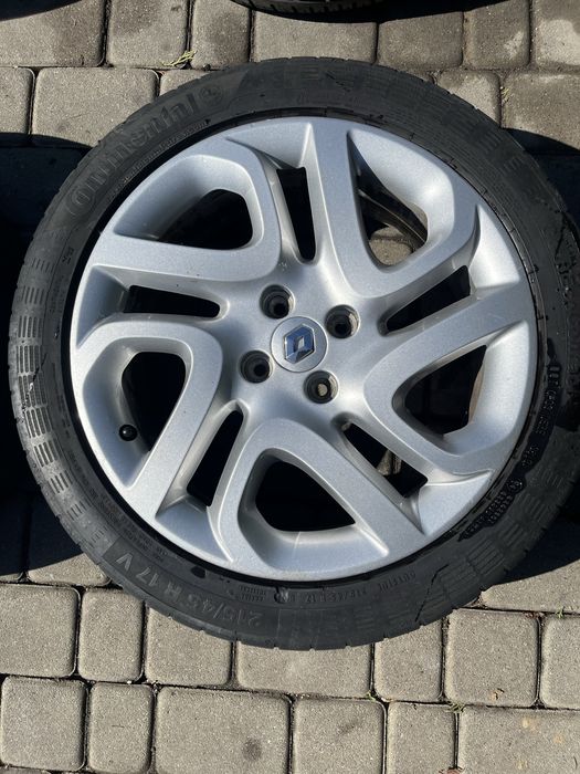 Alufelgi 4x100 17 cali Renault Captur Grand Scenic Megane Clio Sandero opony lato 215/45/17
