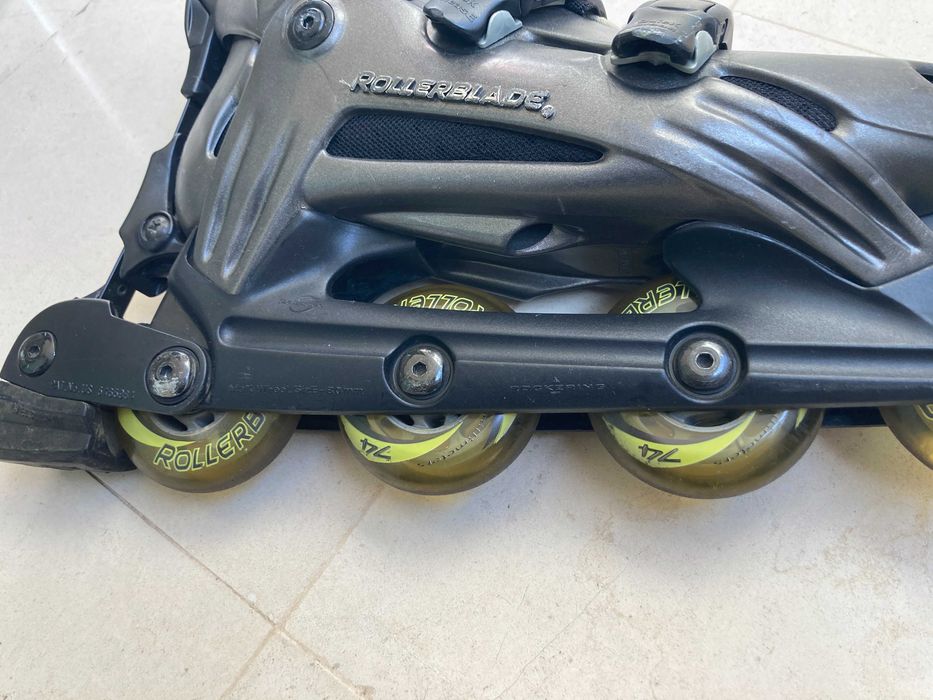 Patins em linha Rollerblade ABT2 vintage :)