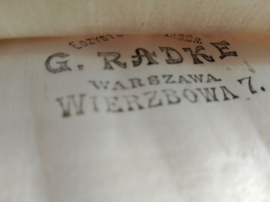 Sztućce do owoców Fraget wzór egipski Art Deco Polska