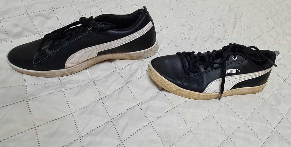 Męskie buty Puma UP - czarno-białe 38