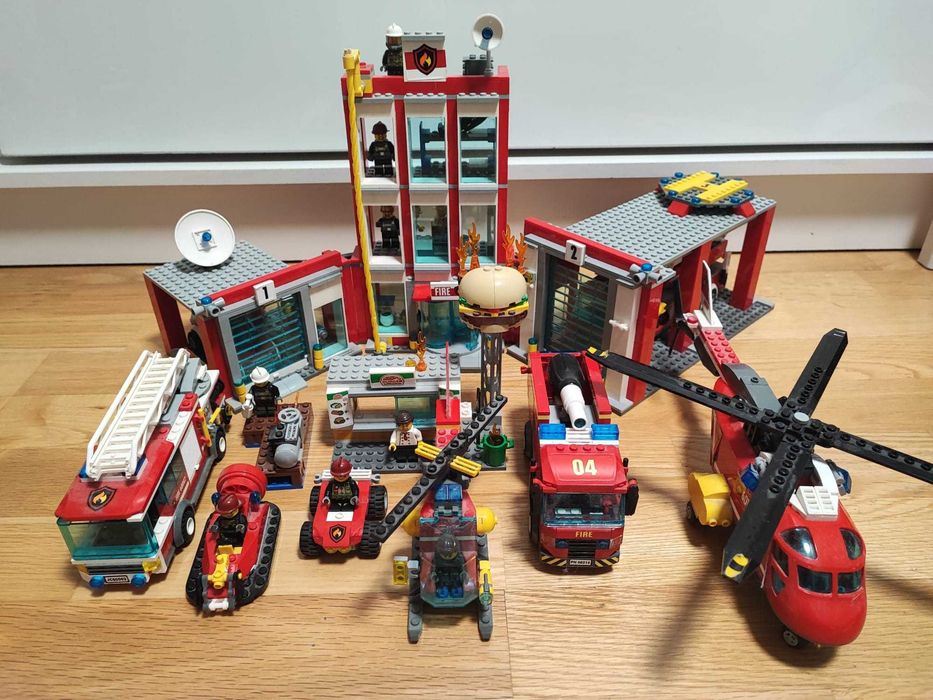 Klocki Lego policja i straż pożarna - okazyjna cena!
