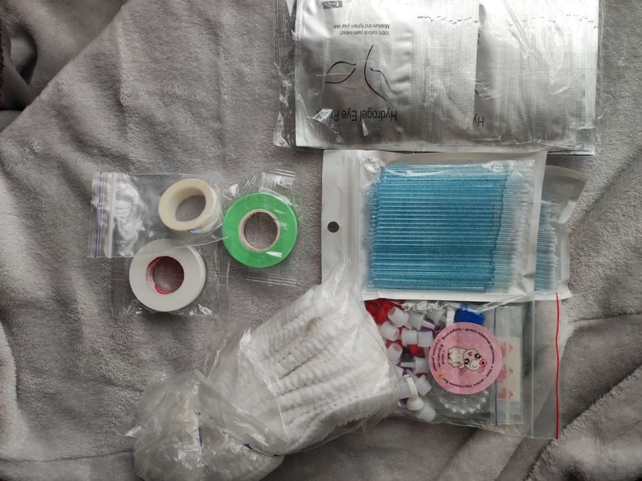 Вії для нарощування, манікен, сухожар