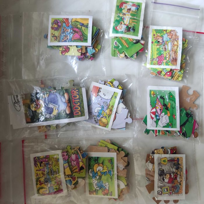 Міні-пазли з кіндерів