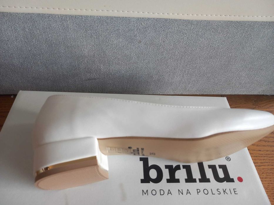 Ślubne baleriny BRILU 36/37