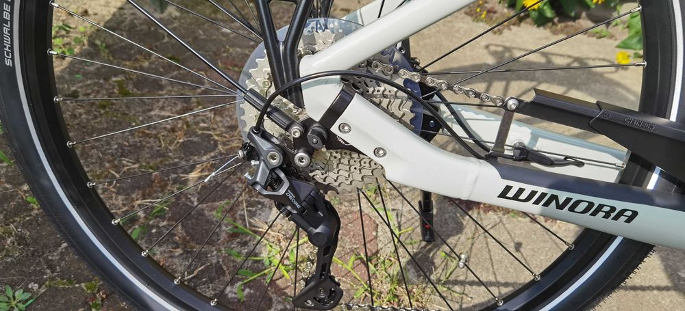 Rower E-bike Elektryczny trekkingowy Winora Tria 10 BOSCH 500Wh D46