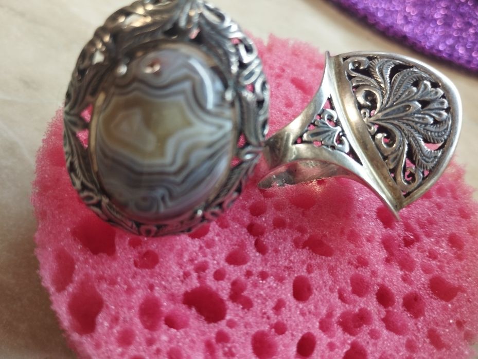 Кольцо серебро полновесное