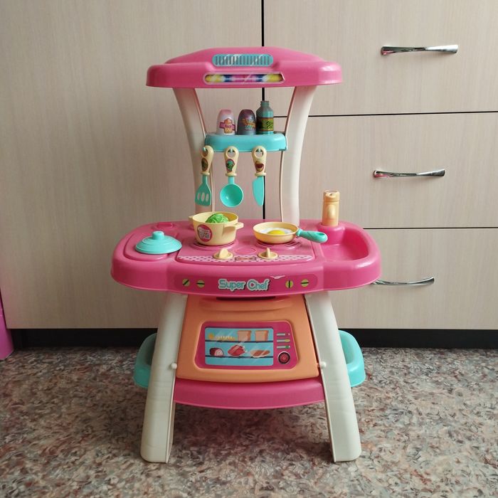 Кухня іграшкова дитяча Super Chef зі звуковими та світловими ефектами