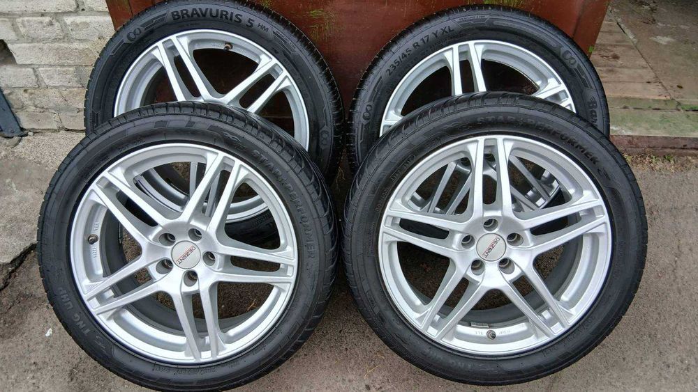 Диски 5х100 R17 Skoda Volkswagen Seat Toyota Subaru з гумою
