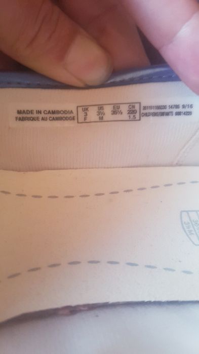 Туфлі балетки Clarks 23см