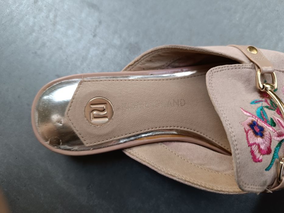 River Island r. 37 klapki półbuty letnie damskie