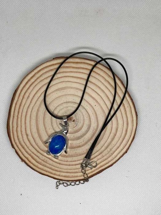 zawieszka pingwin niebieskie oczko