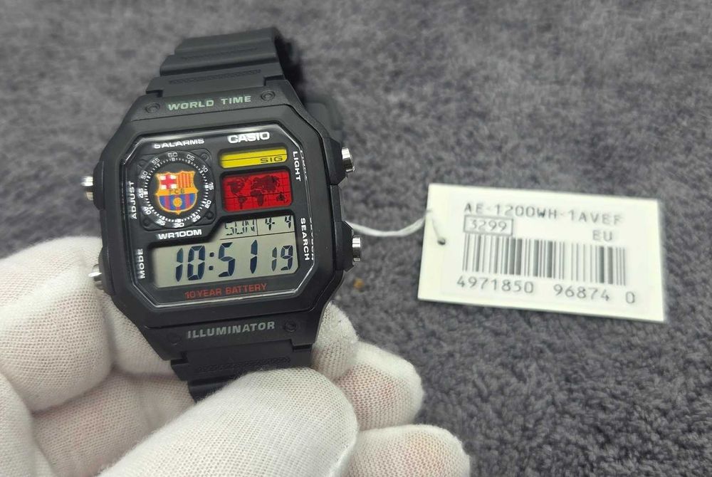 Casio Royale FC Barcelona AE-1200WH-1AVEF – Fabrycznie Nowy Unikat