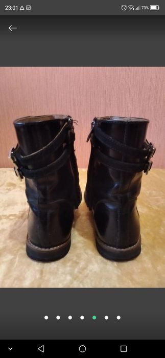 Полусапожки кожа замша Papanatas Испания