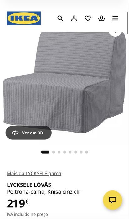 IKEA - Poltrona que abre e fica cama