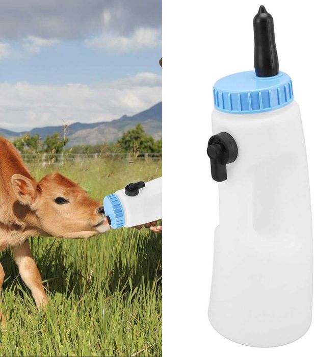 Sonda butelka do pojenia cieląt cielaków 2L ze smoczkiem i zaworem