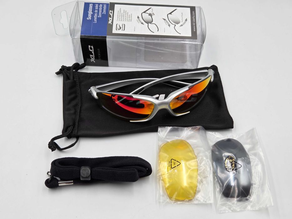Nowe okulary rowerowe XLC / wymienne szkła