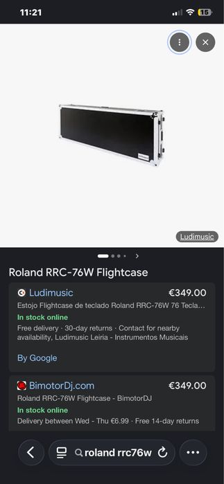 Roland HardCase/FlightCase | Capa Teclado