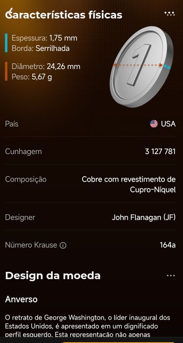 Moeda de Erro U.S.A