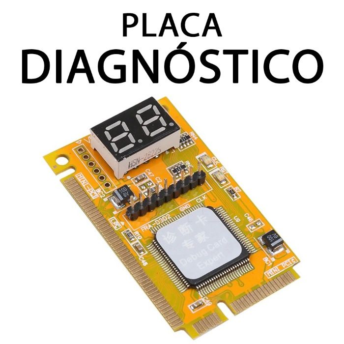 NOVO - Placa Diagnostico Mini PCI-E para Portátil64738959586689122