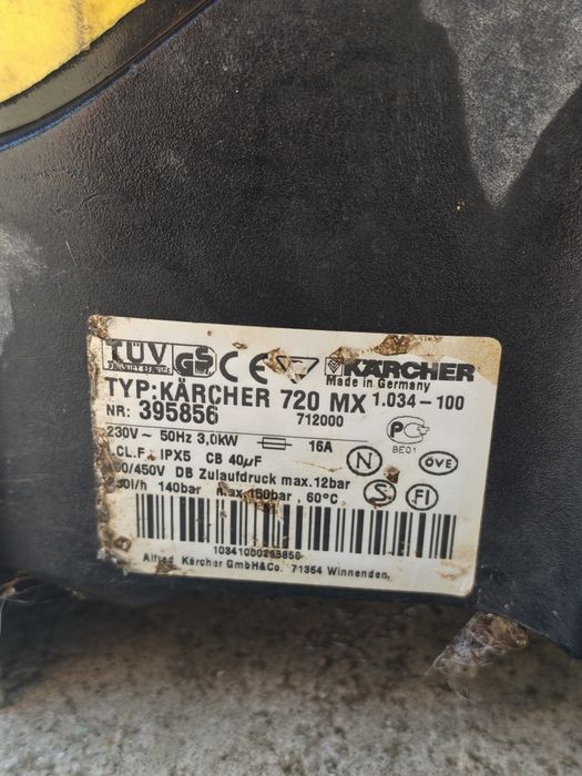 Myjka ciśnieniowa Karcher 720 MX