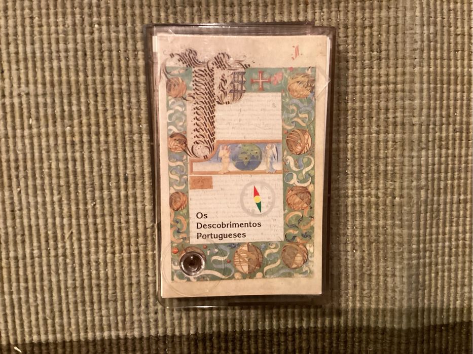 OS DESCOBRIMENTOS PORTUGUESES. Cassette guia comissão descobrimentos.