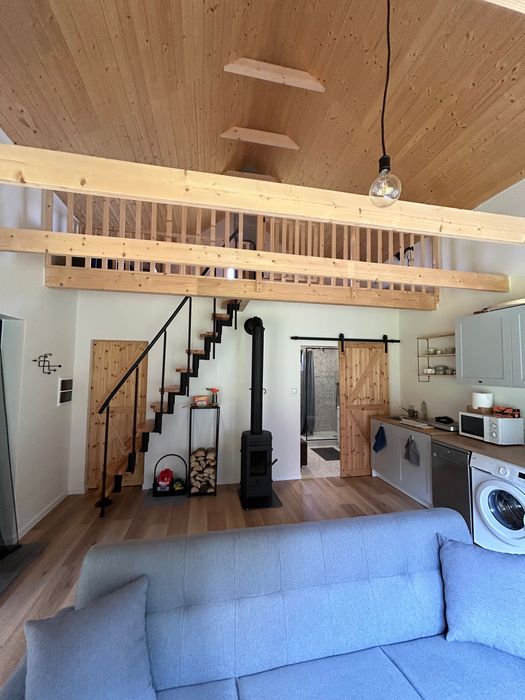 Baciki 61 domek przy lesie na Podlasiu z balia jacuzzi ferie