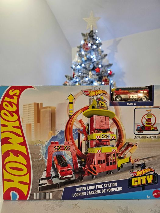 Hot Wheels City Remiza Strażacka Straż Pożarna - Prezent dla dziecka