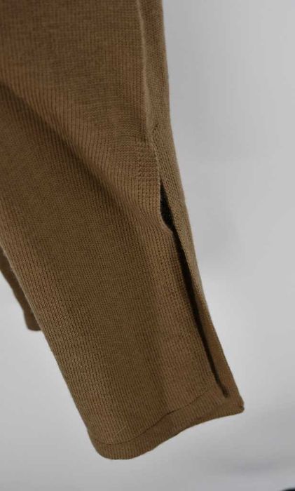 Długa, taliowana, wełniana sukienka z golfem Bonprix premium 36/38