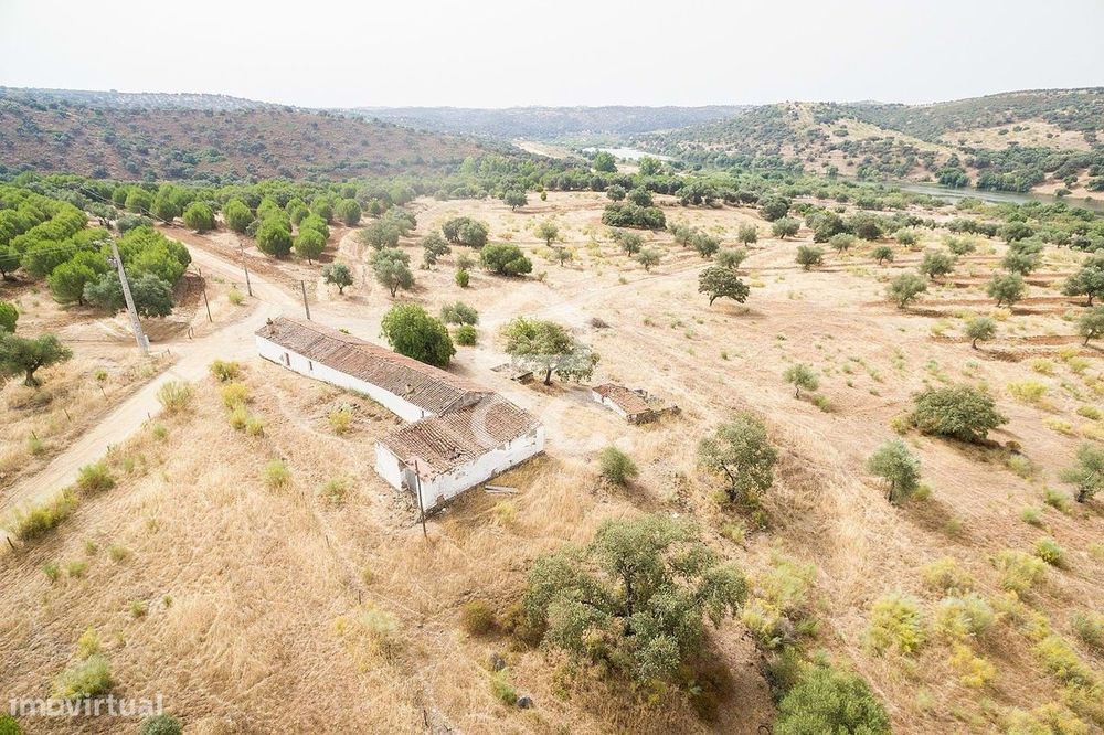 Herdade de 18,7 hectares com monte junto ao Guadiana | Serpa
