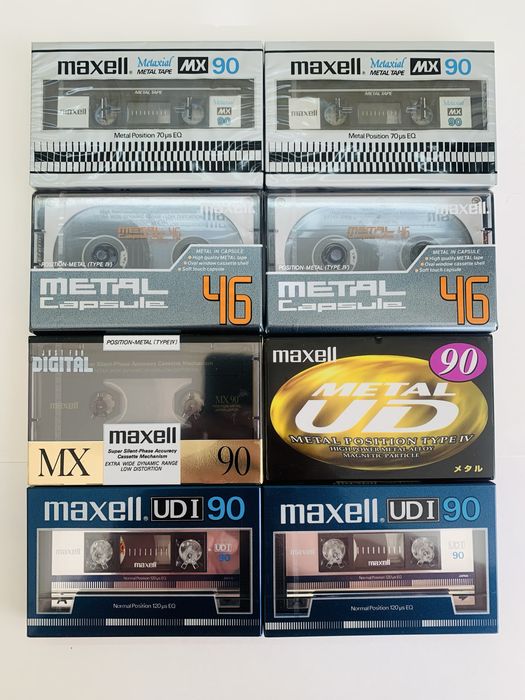 Аудіокасети Maxell UD I, Metal Capsule, Maxell MX