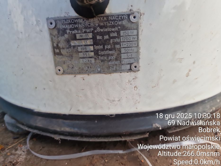 Sprzedam pralkę frania światowid