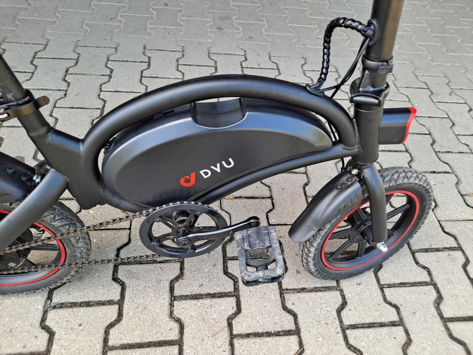 rower elektryczny DYU D3F na kołach 14 cali