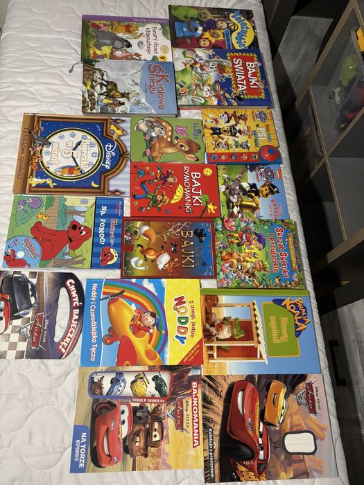 Zestaw ksiazek i bajek dla dzieci