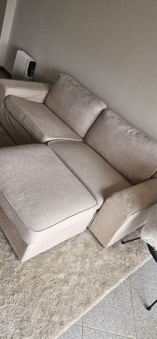 Sofá 3 lugares com chaise longue
