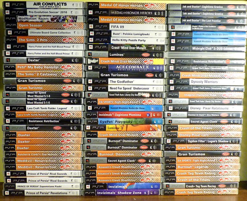 Gry na konsolę PSP - nowe, używane już od 5 zł