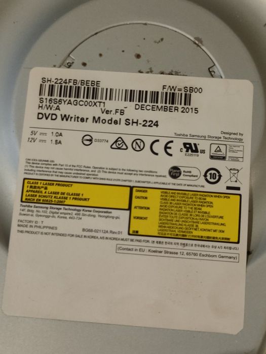 Napęd DVD Writer SH-224 bad