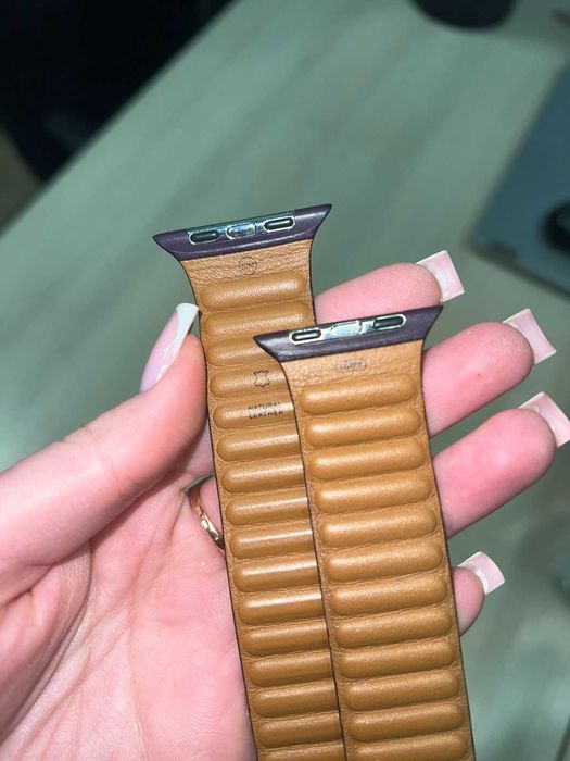 Ремінець із натуральної шкіри для Apple Watch (42/44/45/49 mm)