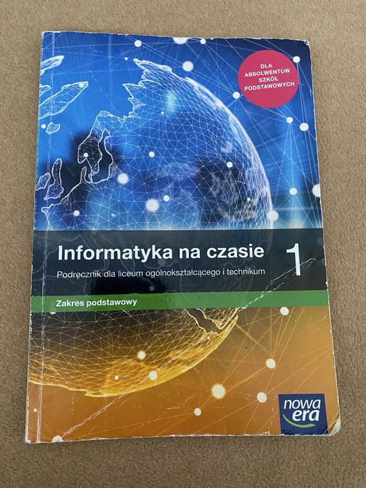 Podręcznik do informatyki do 1 klasy szkoły średniej