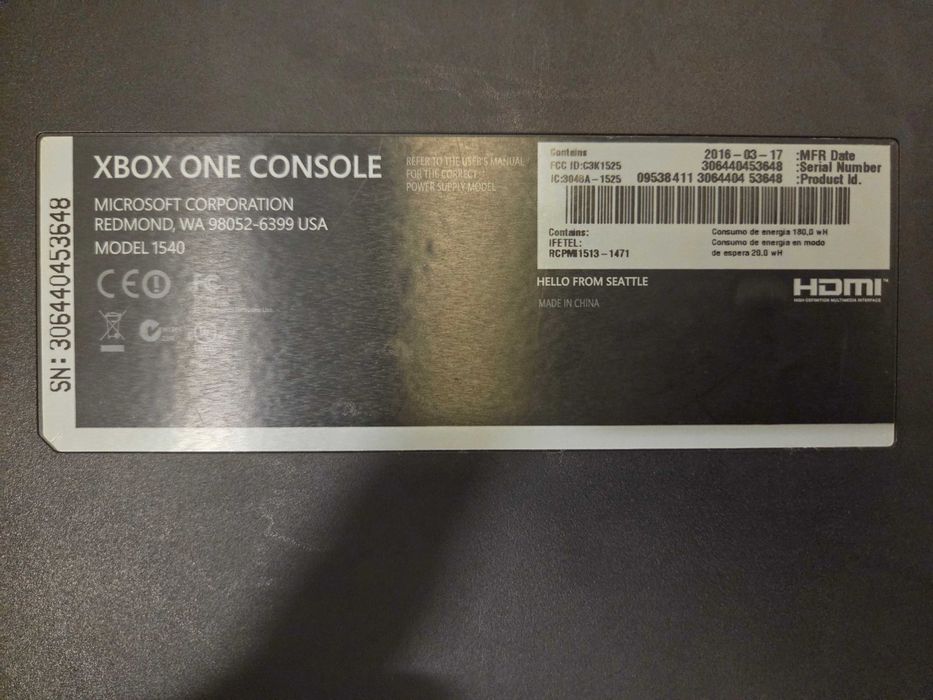 Konsola XBOX ONE używana 1 pad stan BDB Kraków W